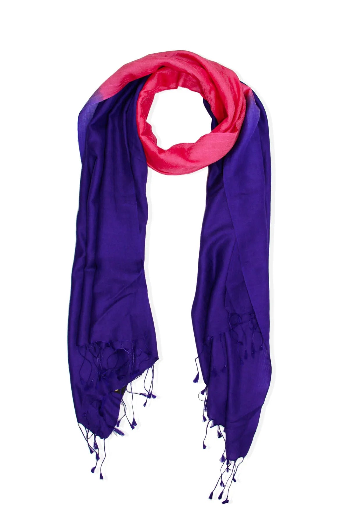 Arielle Summer Ombre Cashmere Pashmina Scarf - Soft & Lightweight Shawl Wrap for Women - Perfect for Travel, Beach & Evening Outfits