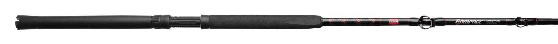 Rampage® Conventional Boat Rod - Heavy Duty Saltwater Fishing Rod for Offshore & Inshore Angling - Perfect for Trolling, Bottom Fishing & Casting from Boats