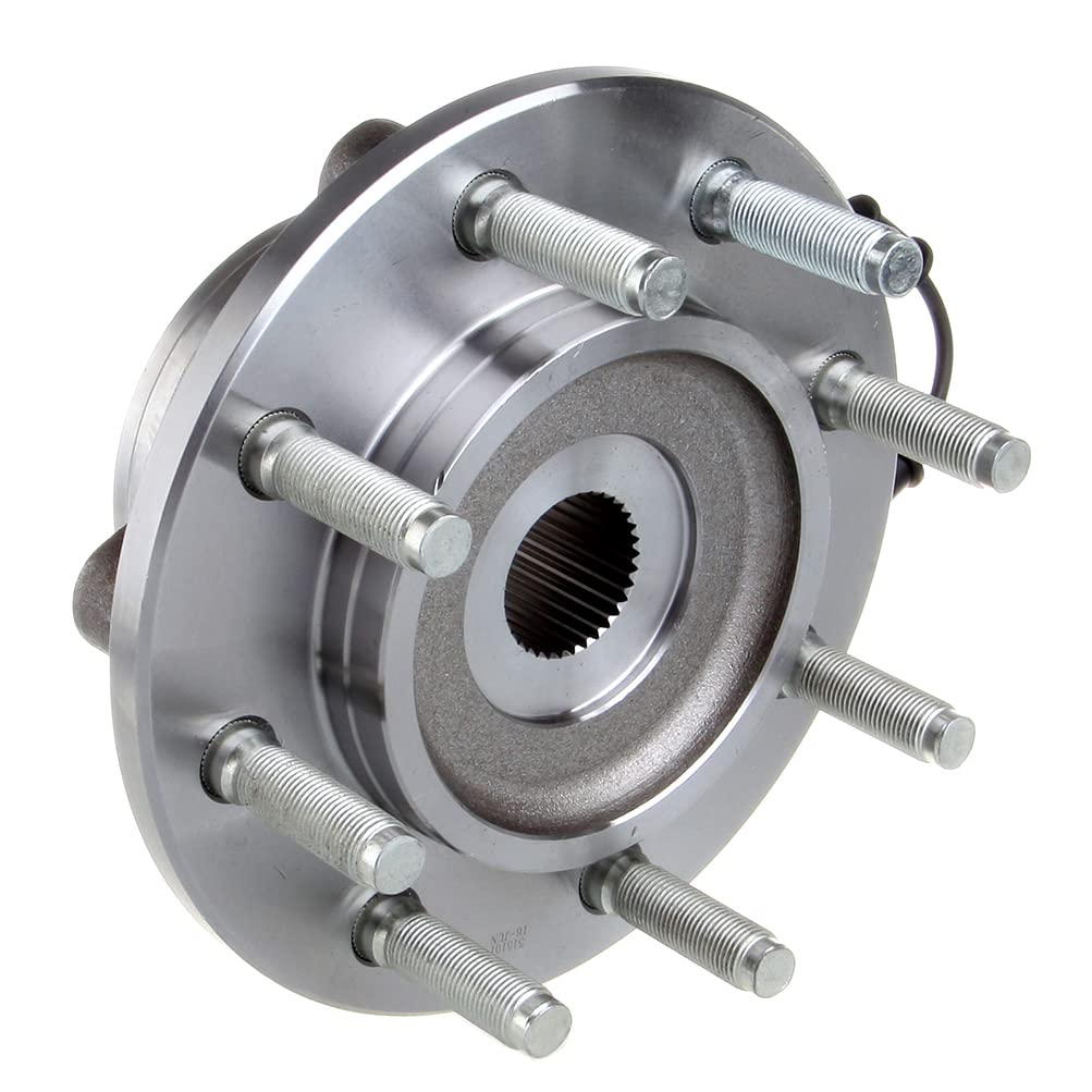 ROADFAR Wheel Bearing & Hub Assembly - Compatible with 2006-2008 Dodge Ram 1500/2500/3500 4WD - Front Wheel Hub Replacement Part 515101 - Perfect for Off-Roading, Towing & Heavy-Duty Use