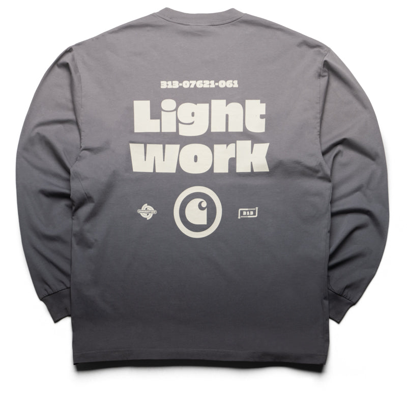 Carhartt WIP Lightweight Work Long Sleeve T-Shirt - Yosemite/Black - Durable Cotton Tee for Men's Workwear & Casual Outfits