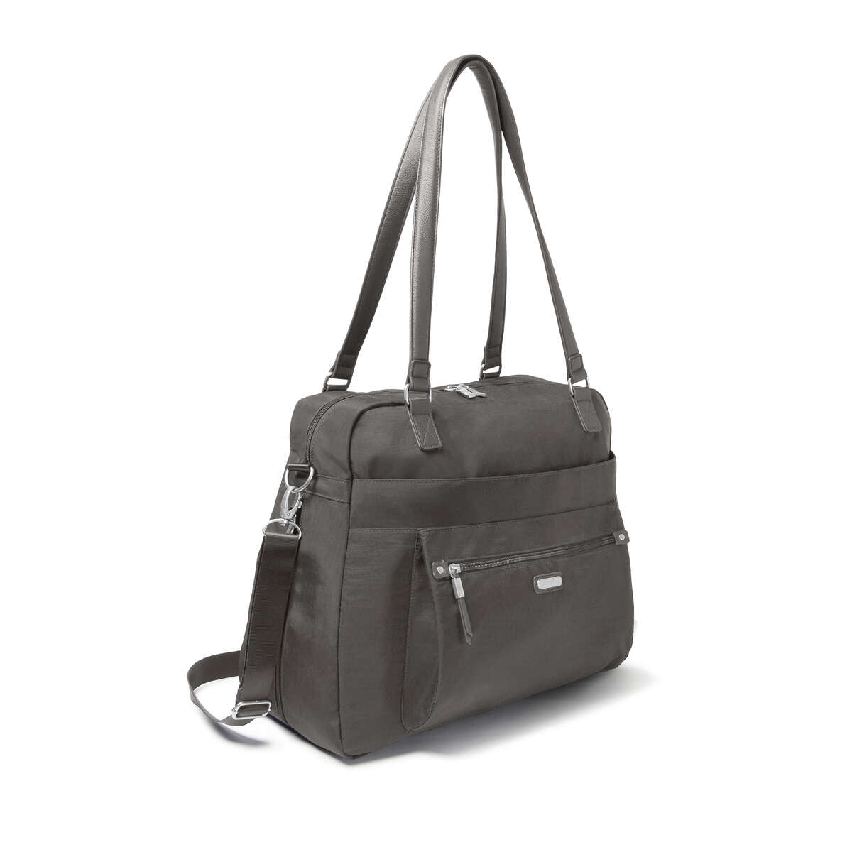 Baggallini Expandable Laptop Tote Bag with RFID Protection & Phone Wristlet - Perfect for Business Travel, Overnight Trips & Daily Commute