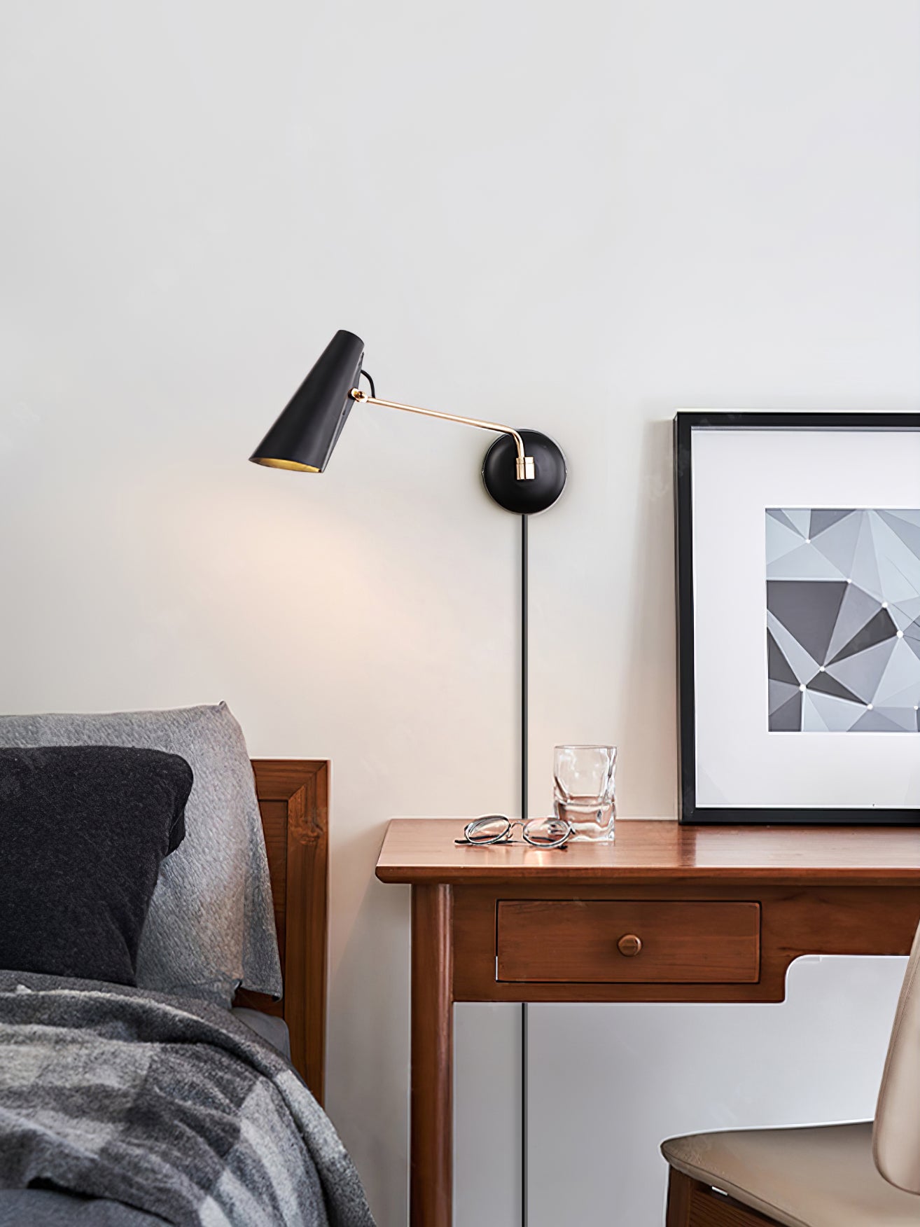 Birdy Plug-in Wall Lamp - Modern LED Night Light for Bedroom, Nursery, Hallway - Energy Efficient & Dimmable Ambient Lighting