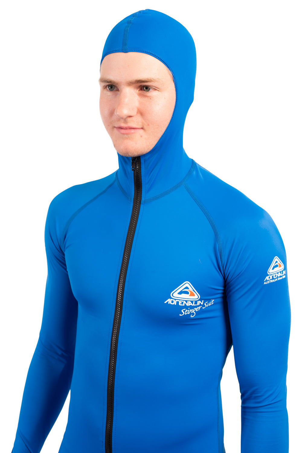 Adrenaline Adult Hooded Lycra Stinger Suit - Full Body Costume for Halloween, Cosplay & Themed Parties - Perfect for Superhero, Villain & Comic Character Outfits