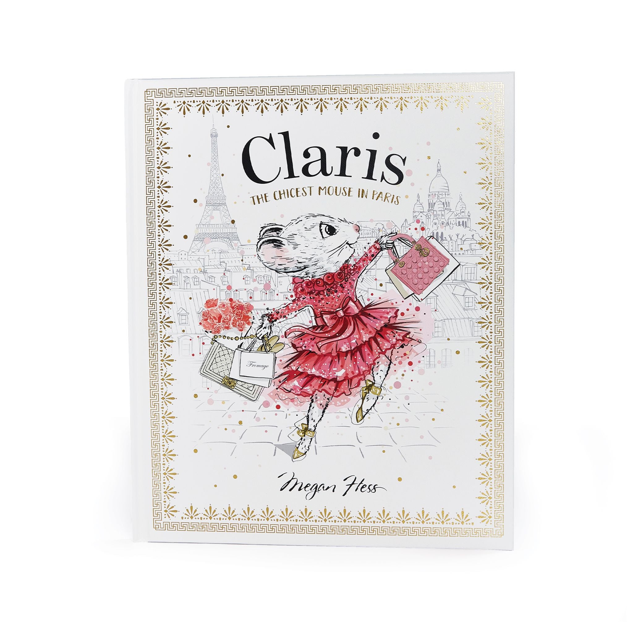 Claris The Mouse: The Chicest Mouse in Paris - Pink Plush Toy & Storybook Bundle for Kids | Perfect for Bedtime Stories, Playtime, and Gifts
