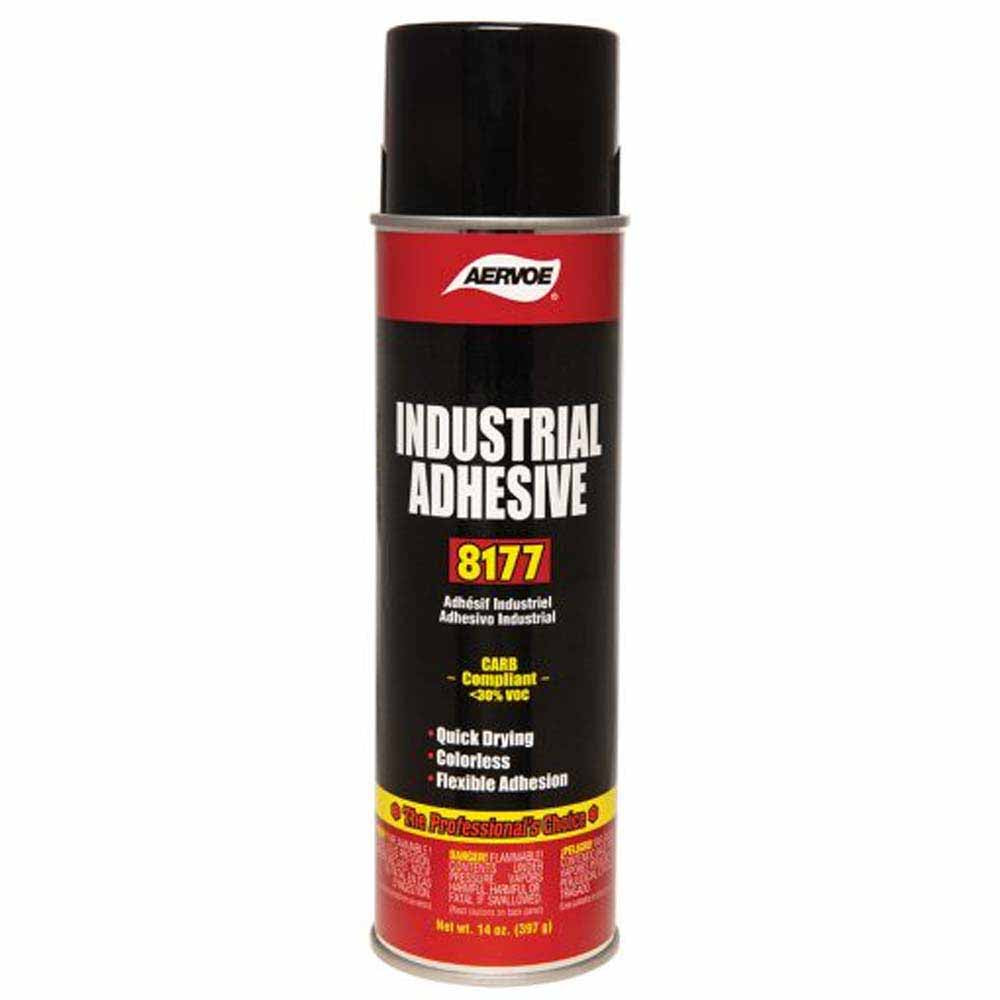 Aervoe 8177 14 oz. Super Strength Spray Adhesive - High Performance Bonding Glue for DIY Projects, Crafts, Woodworking & Home Repairs - Perfect for Foam, Fabric, Metal and Plastic Materials