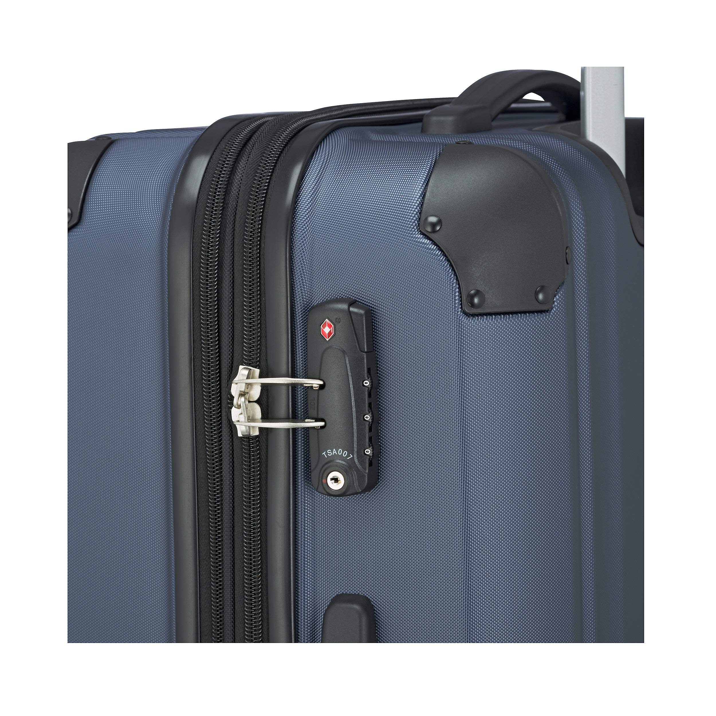 Unisex Adult Carry-On Luggage 68cm (27 Inches) - Lightweight Durable Blue Marine Suitcase for Travel, Business Trips & Weekend Getaways
