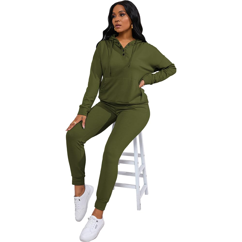Nimsruc Women's Two Piece Jogging Suits - Casual Sweatsuit Set with Jogger Pants | Perfect for Gym, Running, Yoga & Lounge Wear