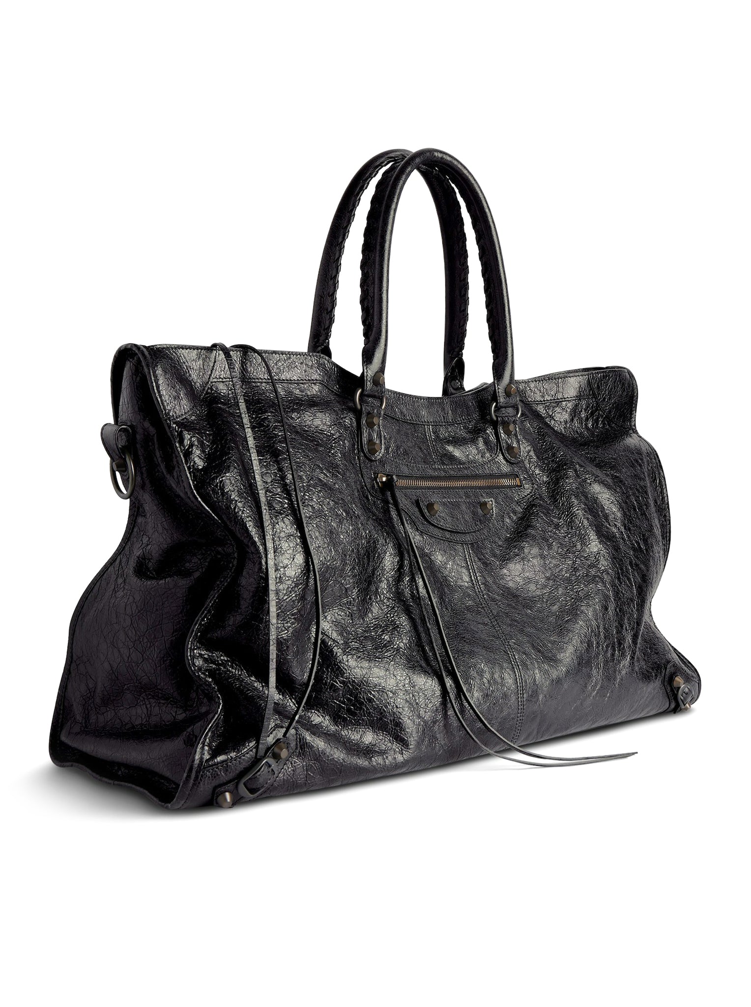 **Men's Black LE CITY Travel Bag - Durable Carry-On Luggage for Business Trips & Weekend Getaways**