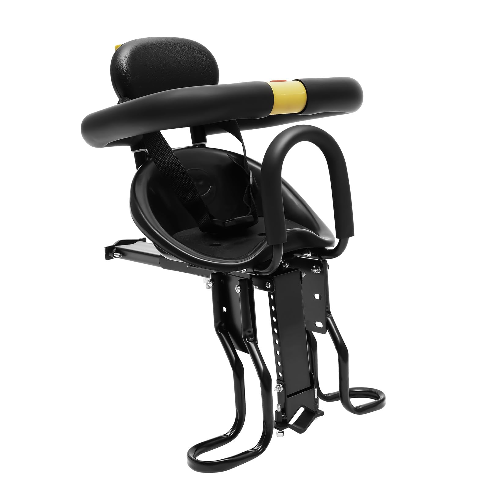 Universal Front Mounted Kids Bike Seat for Adults - Toddler Bike Carrier for 1-6 Years Old - Compatible with Mountain Bikes, Electric Bikes & Regular Bicycles - Perfect for Family Cycling & Outdoor Adventures