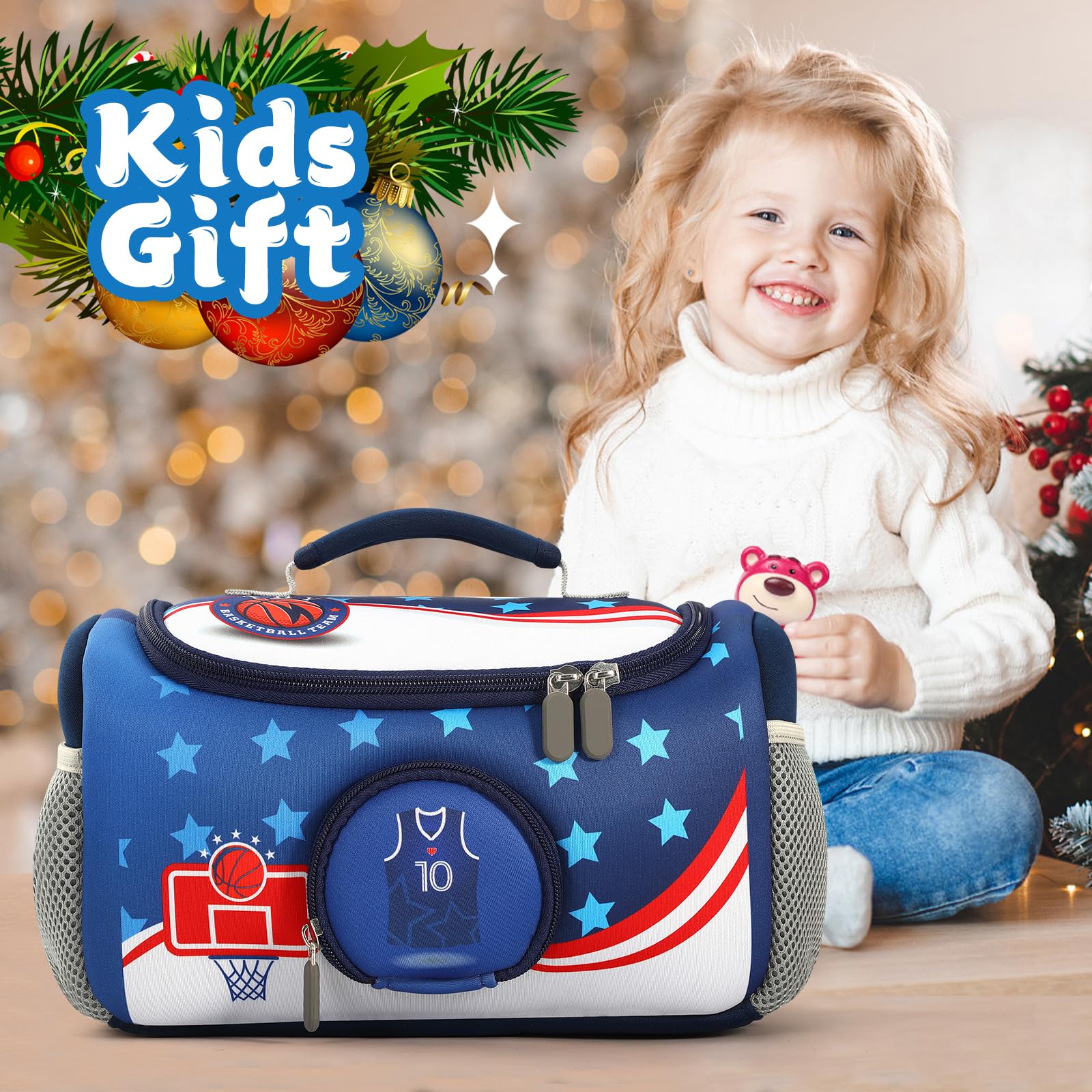 Compatible with Toniebox Audio Player - Shoulder Strap Portable Bag for Storage & Charging | Navy Blue Carrying Case for Tonies Figures | Perfect for Travel, Kids' Playtime & Headset Organization