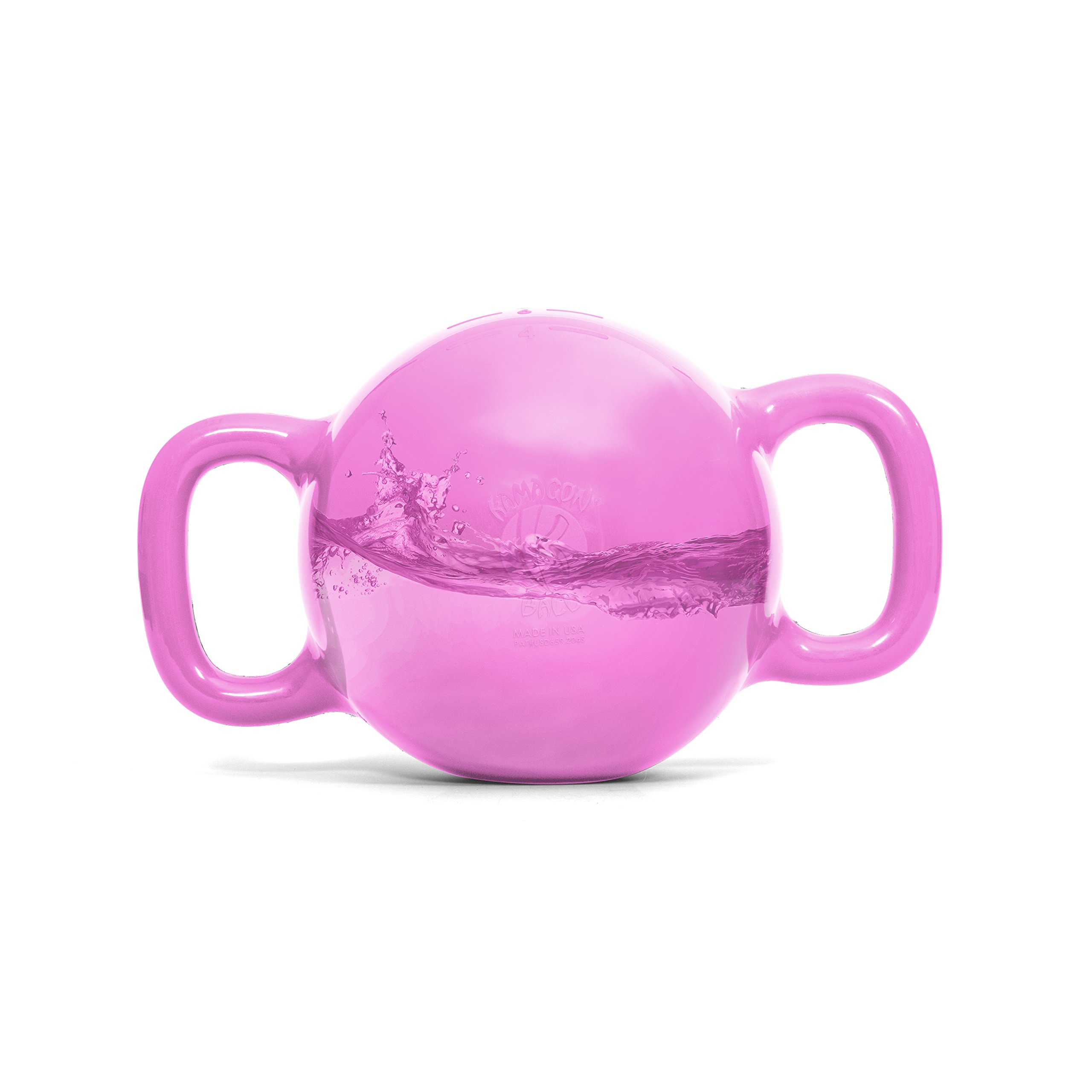 Pink 9-Inch Exercise Ball with Workout DVD - Yoga, Pilates & Home Fitness Stability Ball for Core Training, Posture Improvement & Office Chair Alternative