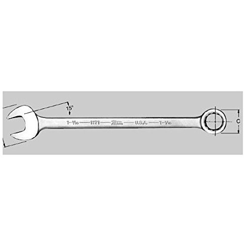 Chrome Combination Wrench Set - 50mm Opening Size for Automotive Repair & DIY Projects | Durable Steel Tool for Mechanics & Home Improvement