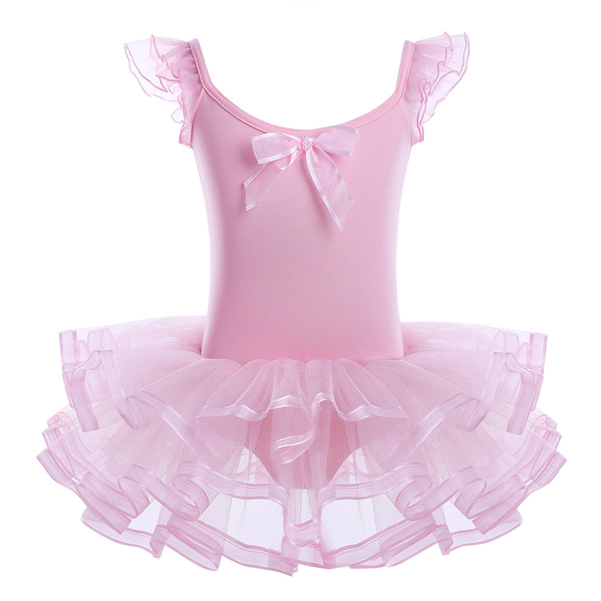 Agoky Girls Sleeveless Ballet Leotard with Tutu Skirt - Dance Costume for Kids, Toddler Ballerina Outfit - Perfect for Ballet Class, Recital, Dance Competition & Performance