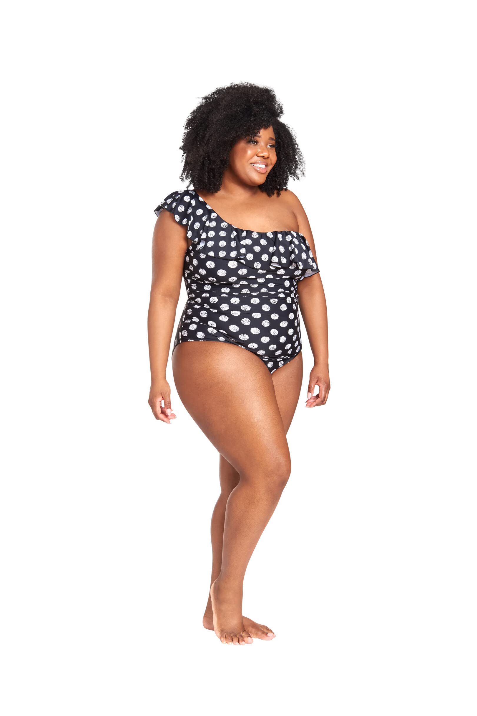 Women's One Piece Swimsuit - Sexy High Waisted Bathing Suit for Women, Tummy Control Swimwear with Adjustable Straps | Perfect for Beach Vacation, Pool Party & Summer Swimming