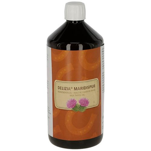Organic Milk Thistle Oil 1 Liter (33.8 fl oz) - Cold Pressed, 100% Pure for Liver Detox & Skin Care - Perfect for Cooking, Salad Dressings & Natural Remedies