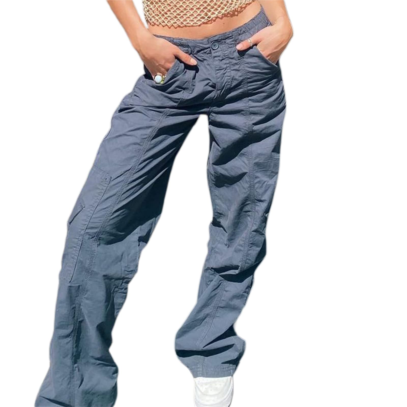 XBTCLXEBCO High Waist Wide Leg Jeans for Women - Trendy Streetwear Pants, Comfortable Stretch Denim, Vintage Retro Style (Casual Outing, Daily Wear, Fashion Street Style)