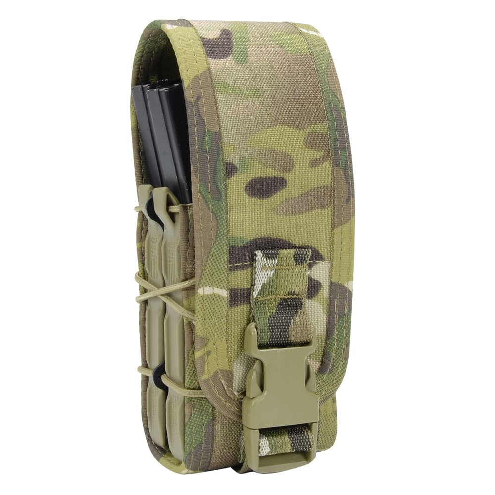 High Speed Gear X2R TACO Rifle Magazine Pouch - Durable USA-Made Tactical Molle Compatible Gun Accessory for Hunting, Shooting Range & Military Training