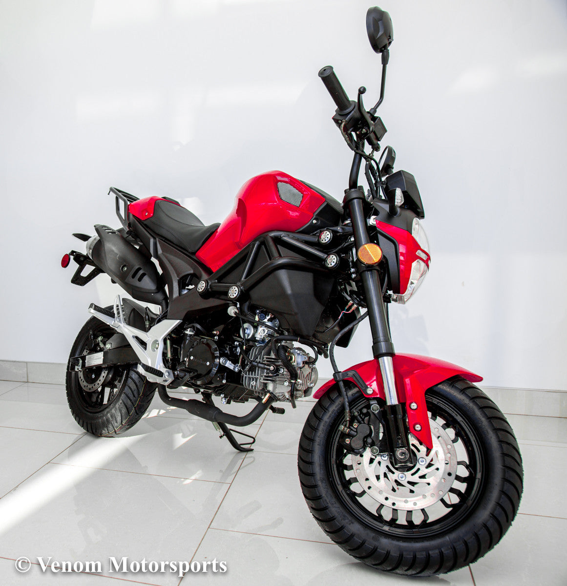 Venom X21R 125cc 4-Speed Gas Motorcycle - Dirt Bike for Off-Road Trail Riding & Adventure Sports