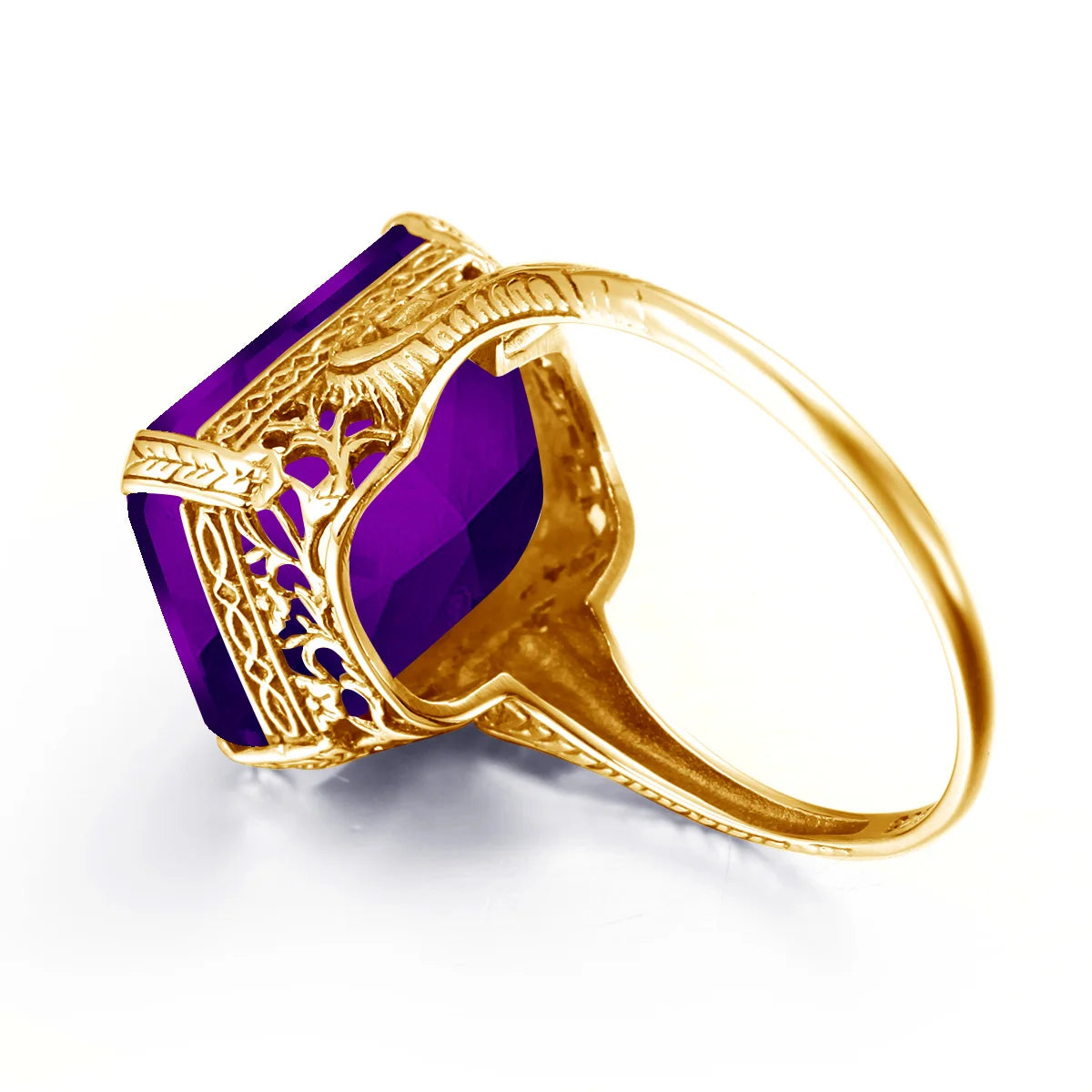 Dream Ring for Women - Elegant Gold Plated Cubic Zirconia Wedding Band - Perfect for Engagement, Anniversary & Special Occasions