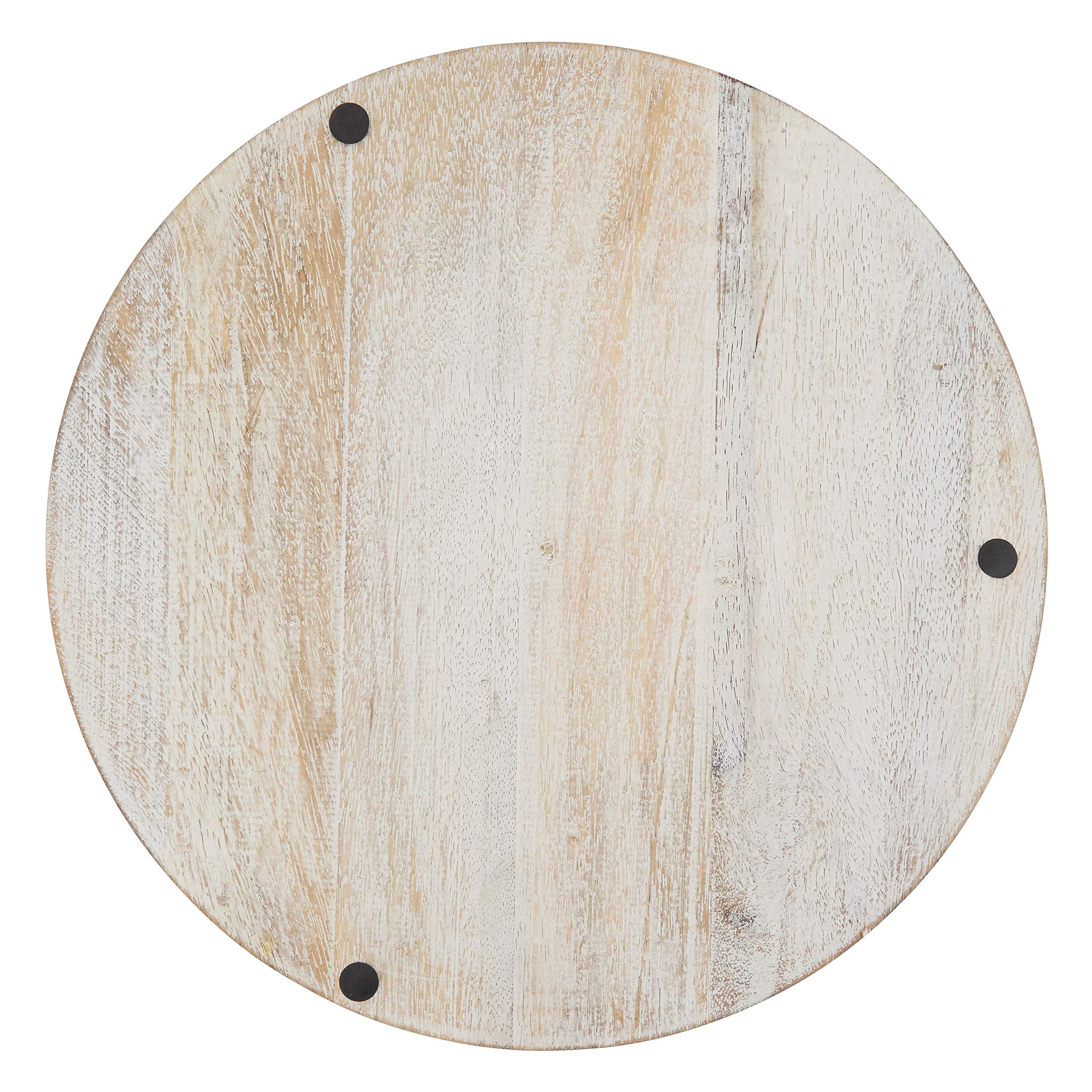 Elegant Fluted Wood Charger Plates Set of 4 - Natural Wooden Decorative Dinner Plates for Wedding, Party & Holiday Table Settings