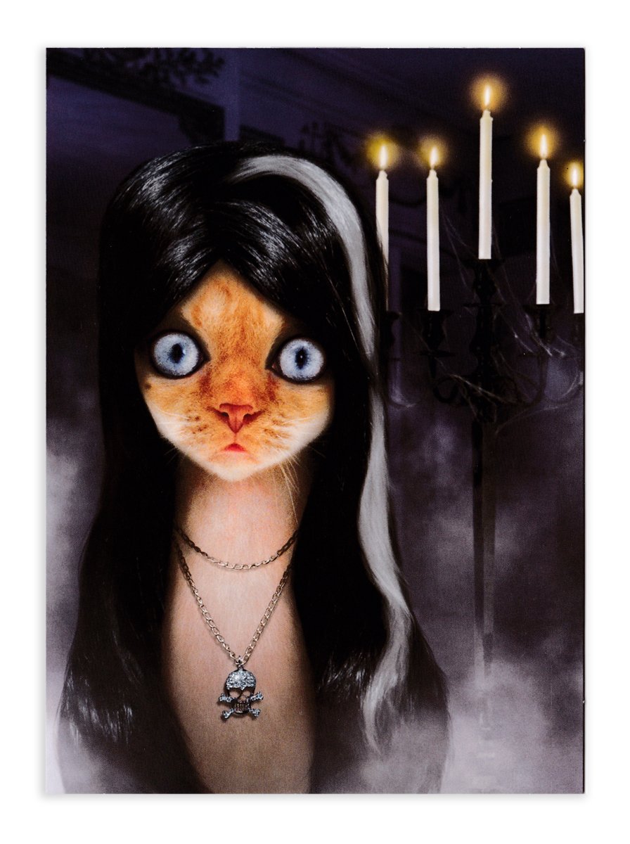 Funny Halloween Princess Greeting Card - Spooky & Cute Halloween Party Invitations, Decorations & Gifts for Kids & Adults