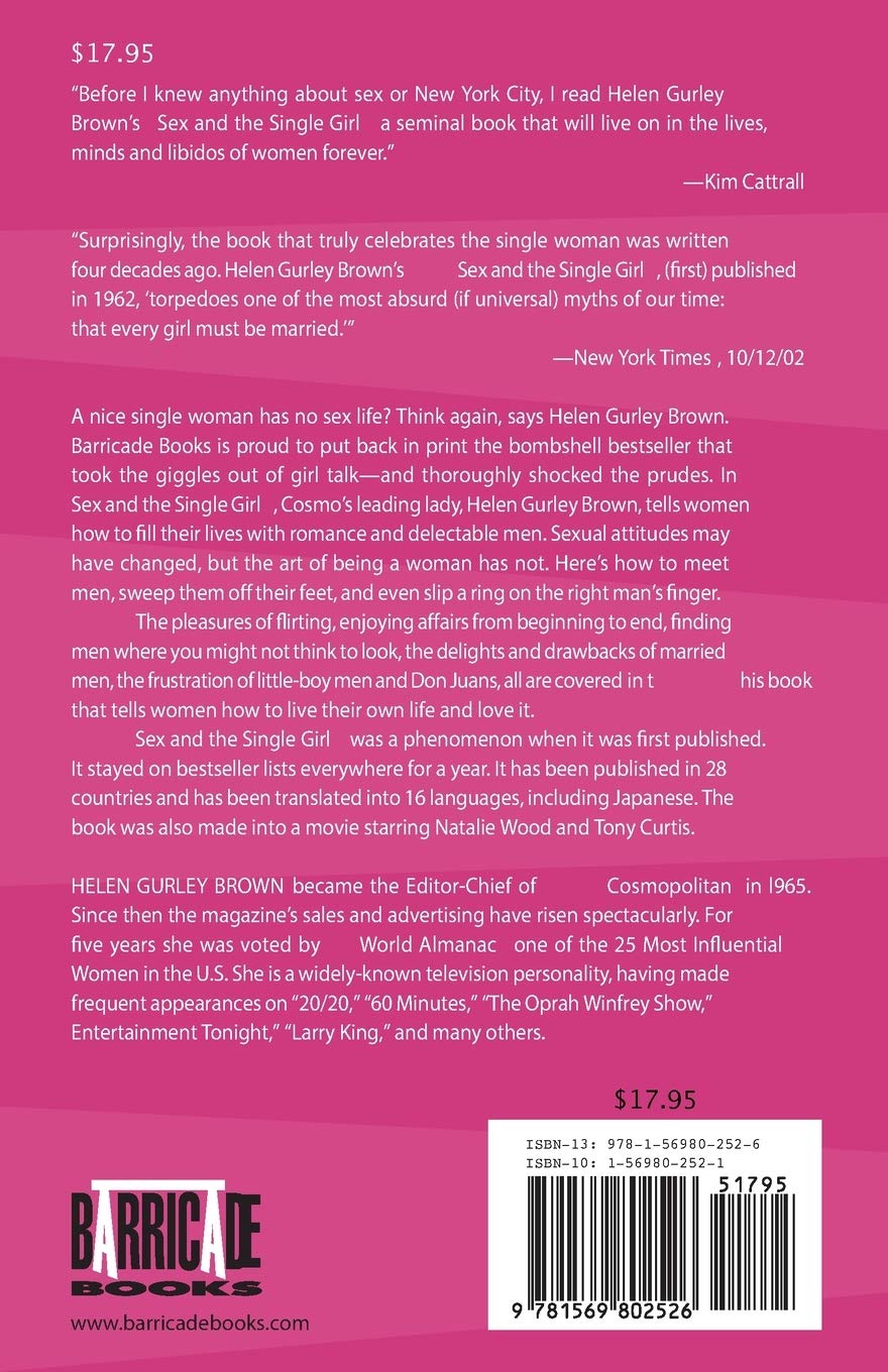 Sex and The Single Girl: The Original Cult Classic That Inspired Sex and the City - Perfect for Book Clubs & Vintage Romance Fans