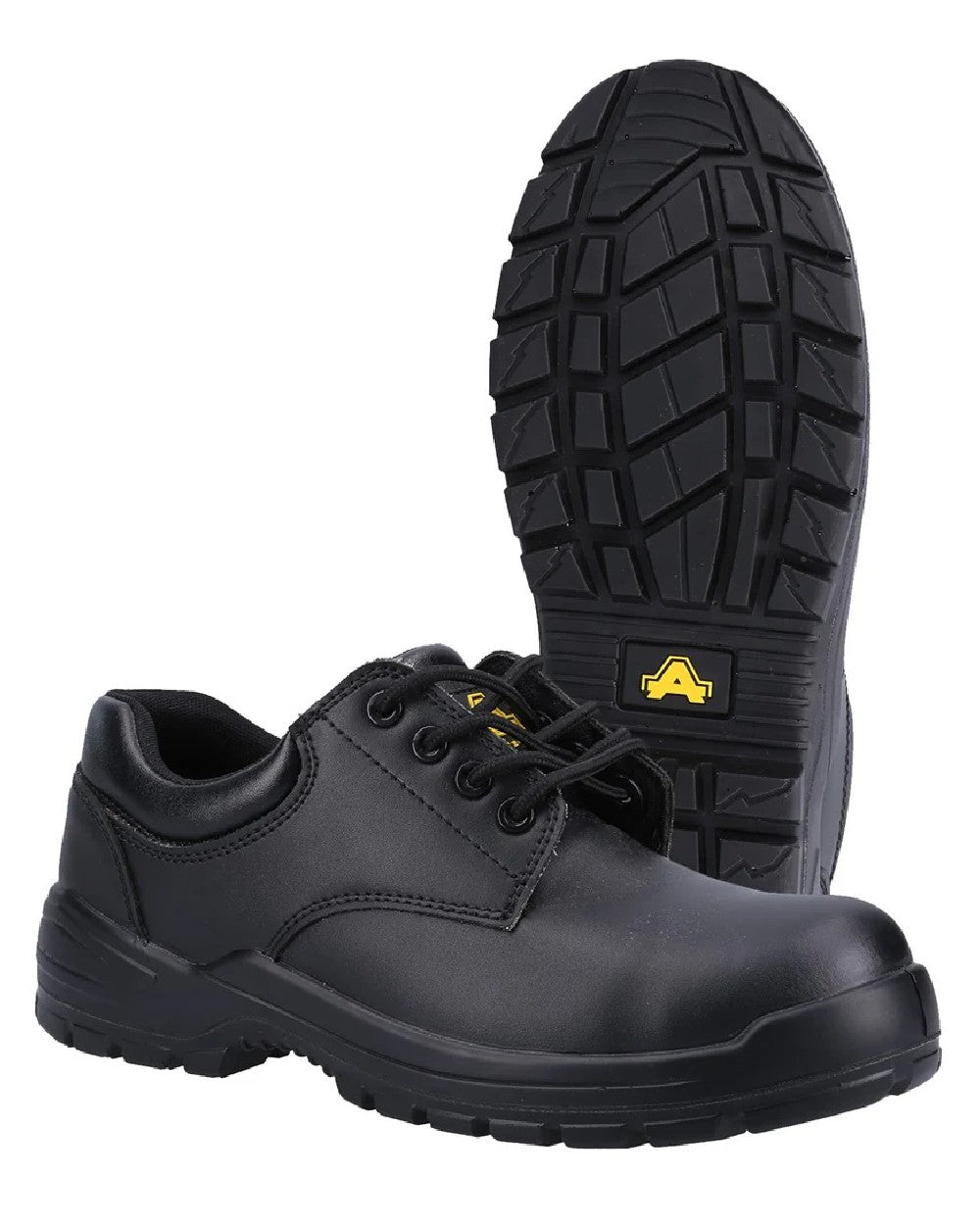 Amblers FS38C Gibson S1P SRA Safety Shoes for Men - Slip Resistant Work Boots with Steel Toe for Construction & Industrial Use