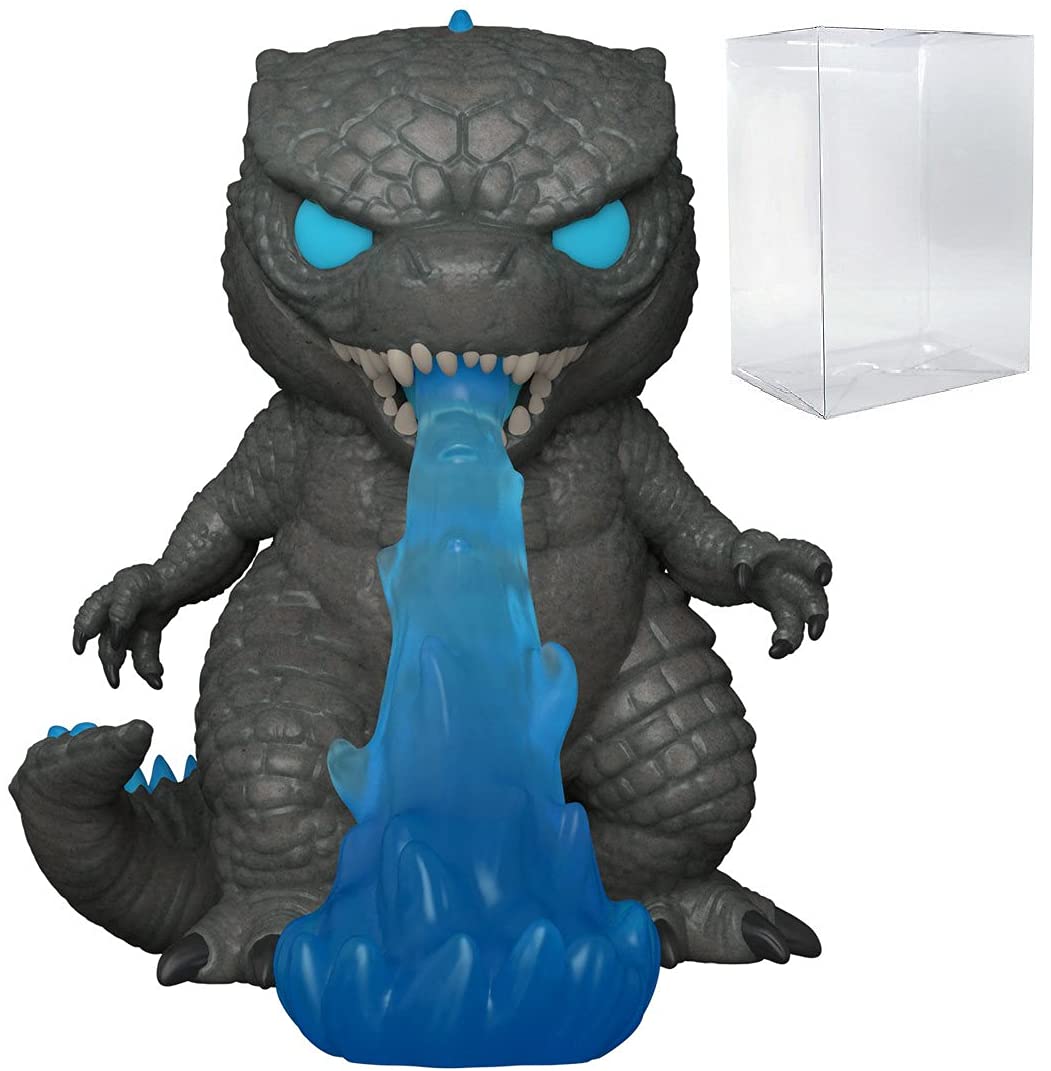 Godzilla vs Kong - Godzilla Heat Ray (Fire Breathing) Funko Pop! Vinyl Figure with Pop Box Protector Case - 3.75 Inch Collectible Toy for Movie Fans, Home Decor, and Gift Giving