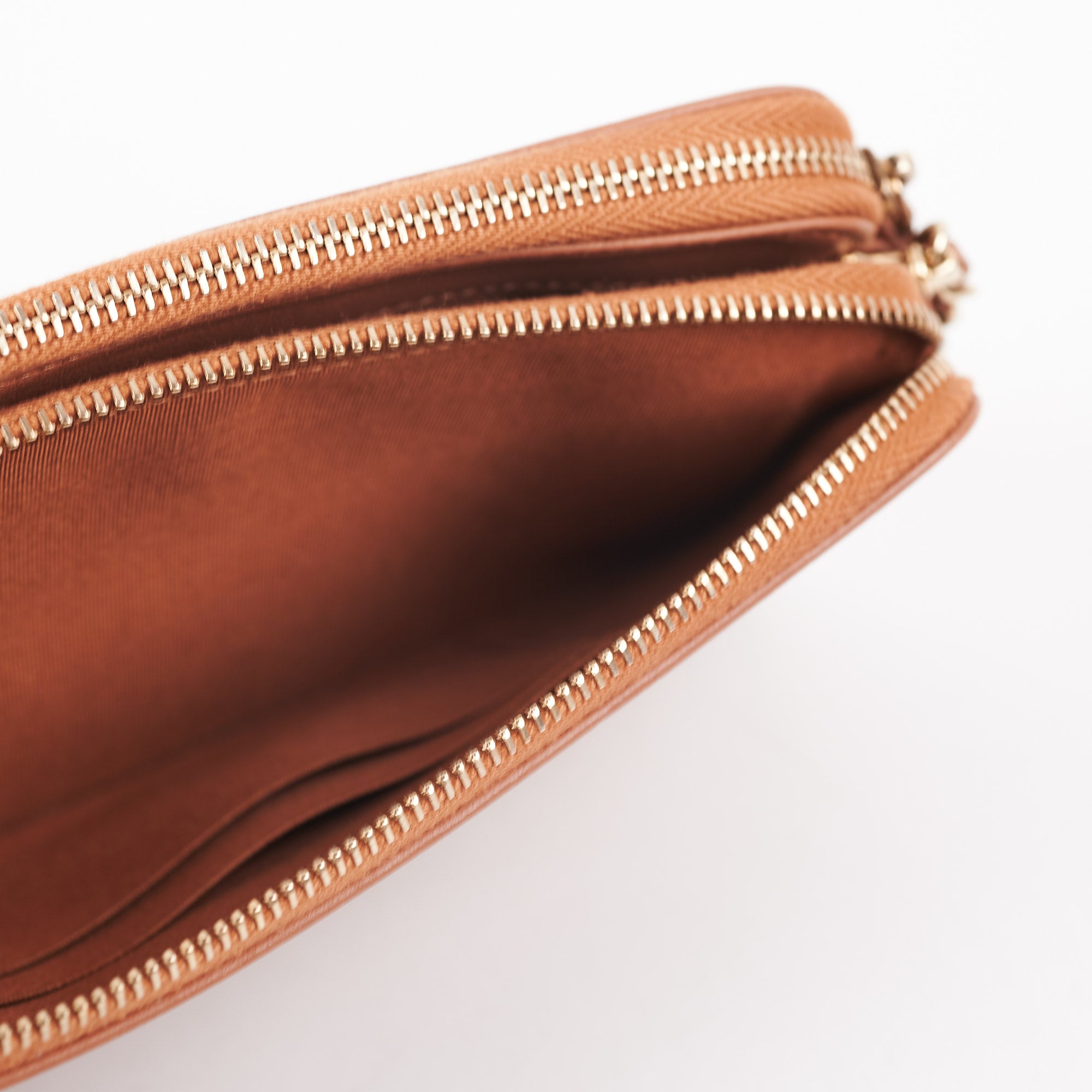 Chanel Studded Wallet on Chain Lambskin Brown Crossbody Bag - Luxury Designer Purse for Women, Perfect for Evening Parties & Date Nights