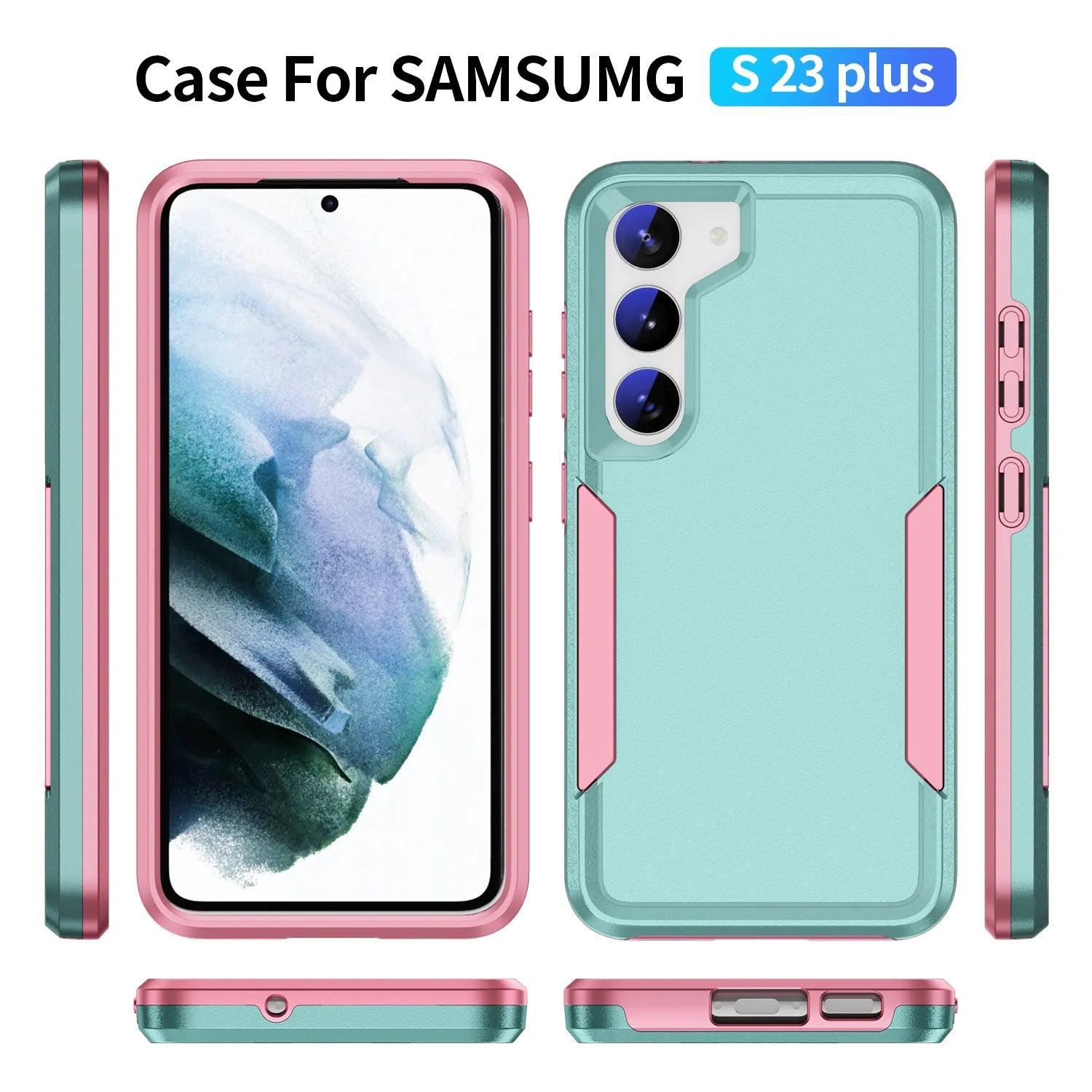 Samsung Galaxy S24 Shockproof Case - Heavy Duty Anti-Slip Protective Phone Cover for Everyday Use, Outdoor Activities & Travel