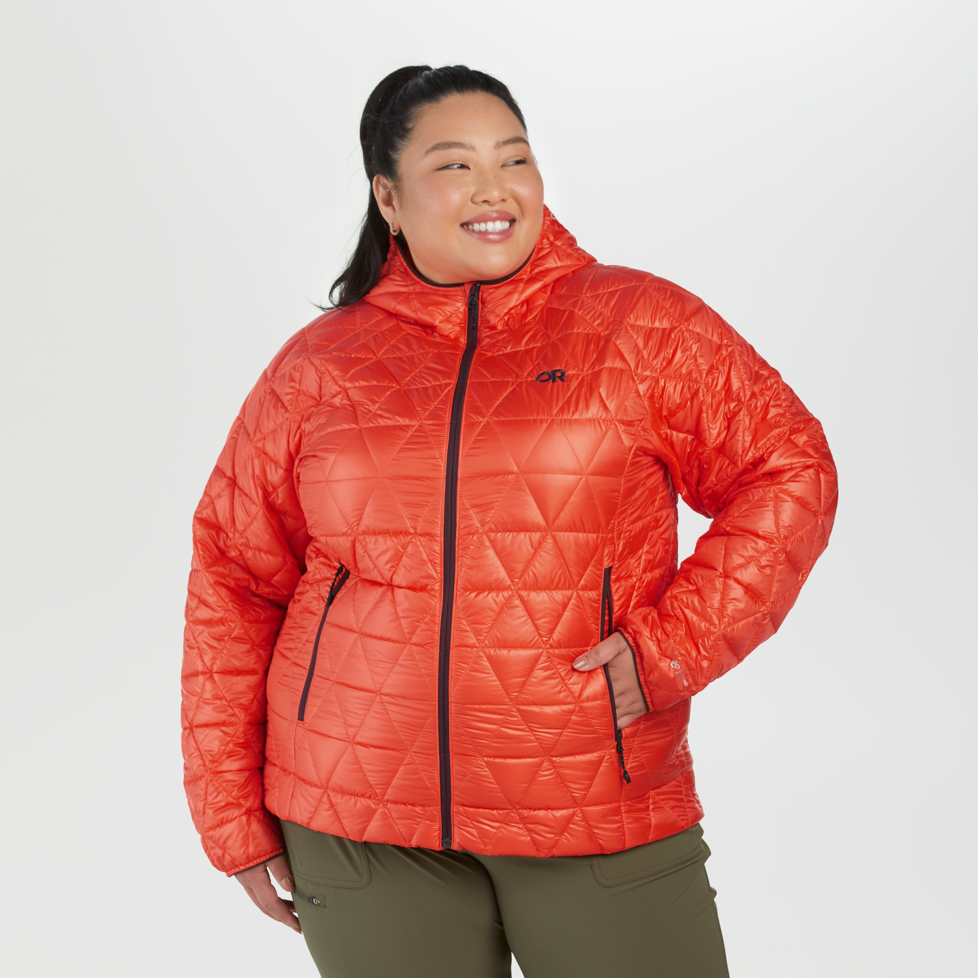 Plus Size Women's Helium Insulated Hoodie - Warm Winter Jacket for Outdoor Activities & Casual Wear | Final Sale
