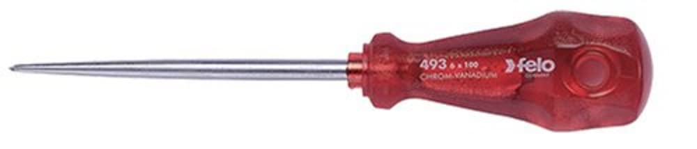 Felo 07157 23006 4-Inch Round Awl with 6mm Shank - Professional Woodworking & Leather Crafting Tool for DIY Projects, Upholstery, and Precision Hole Punching