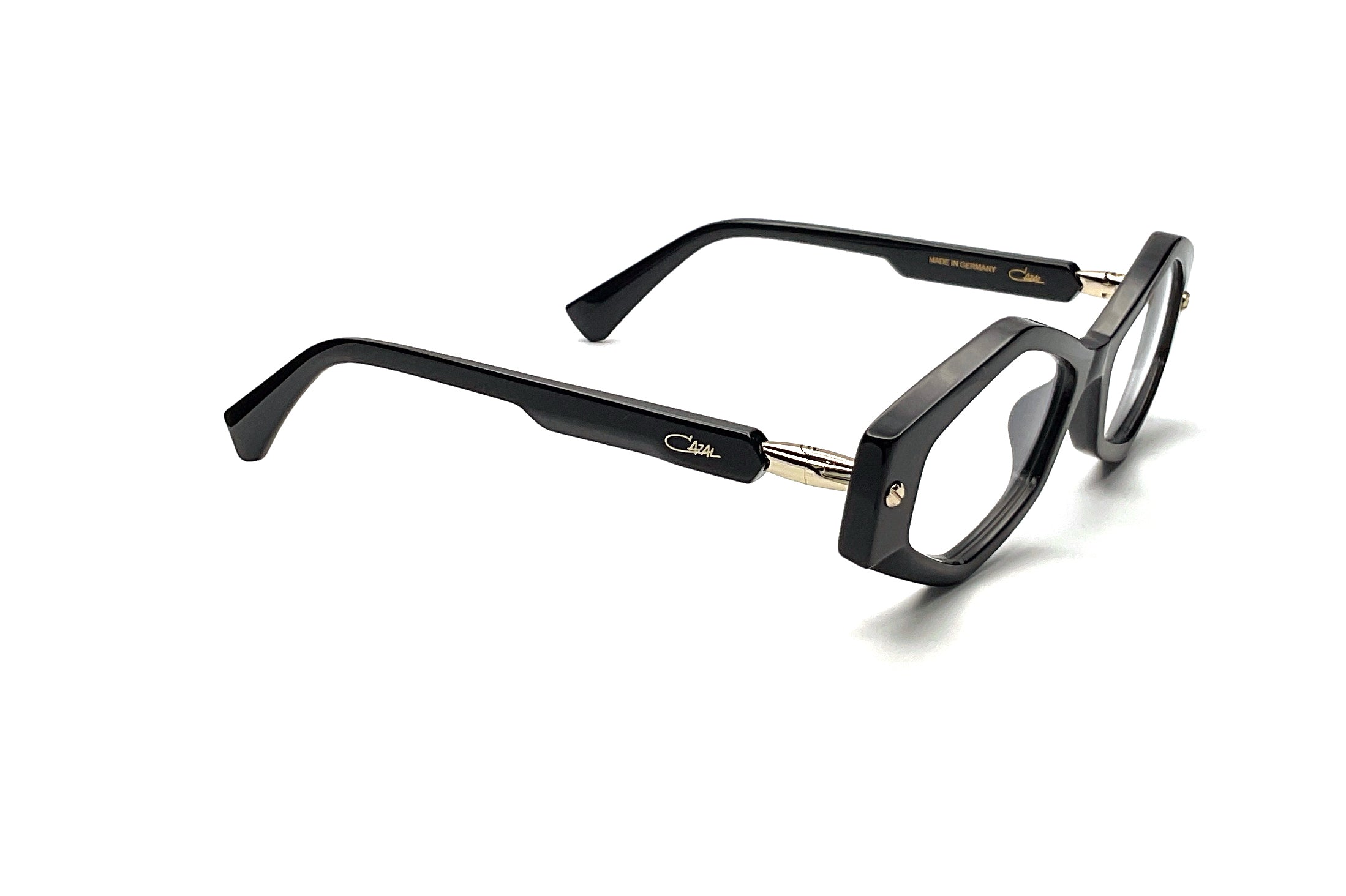 Cazal 5016 Black/Gold Aviator Sunglasses for Men - UV Protection, Retro Style, Perfect for Driving & Outdoor Activities