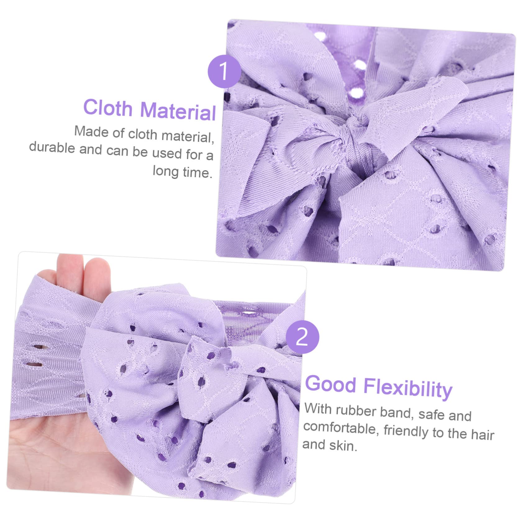GREENADSCAPE 2-Pack Neon Blue Headband & Bows Set for Baby Girls | Newborn to Toddler Hair Accessories | Perfect for Photos, Parties & Everyday Wear