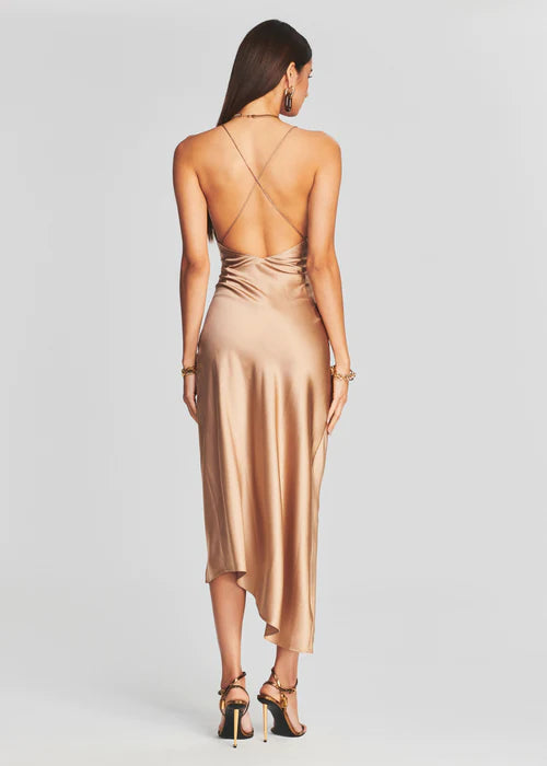 Emma Silk Dress - Natural & Elegant Women's Silk Dress for Casual Wear, Office, and Special Occasions