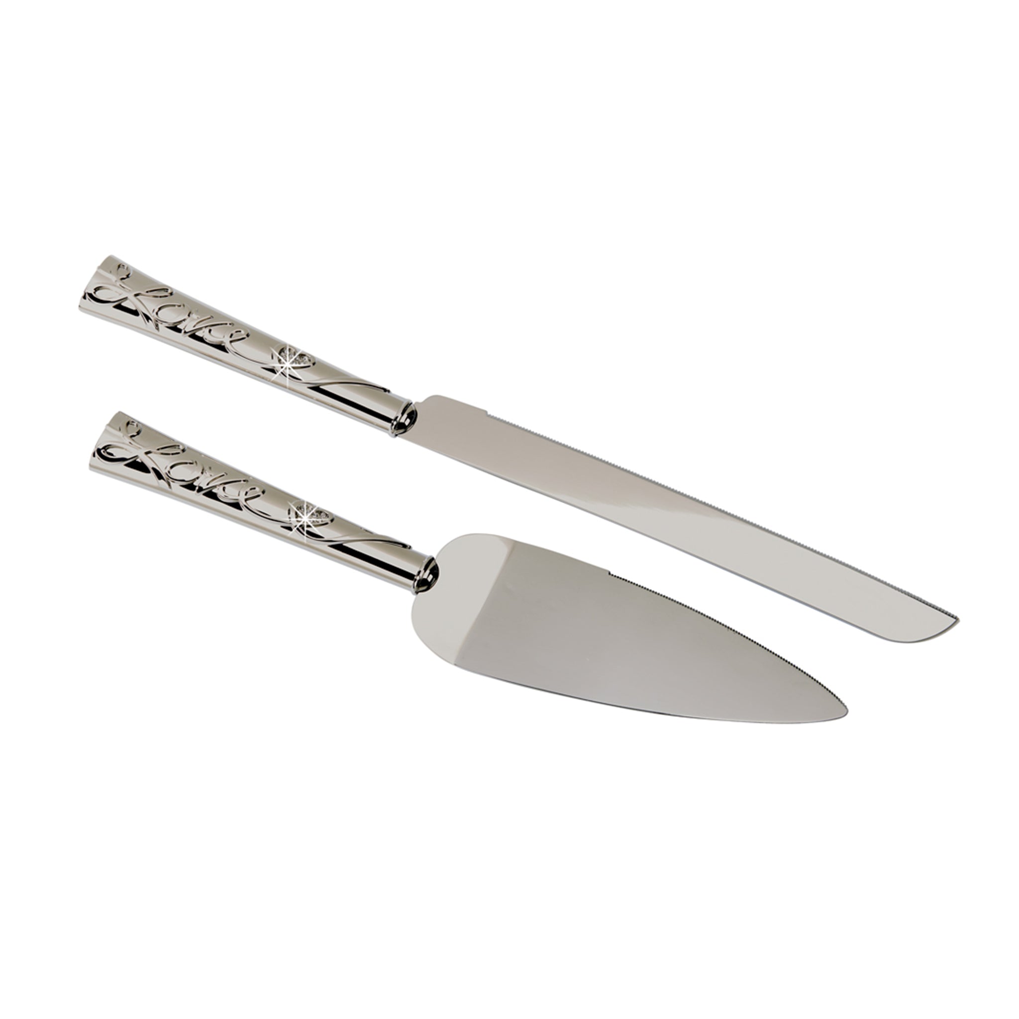 Premium Cake Knife and Server Set - Stainless Steel Wedding Cake Cutting Set for Birthday, Anniversary & Special Occasions - Elegant Cake Serving Utensils for Parties & Celebrations
