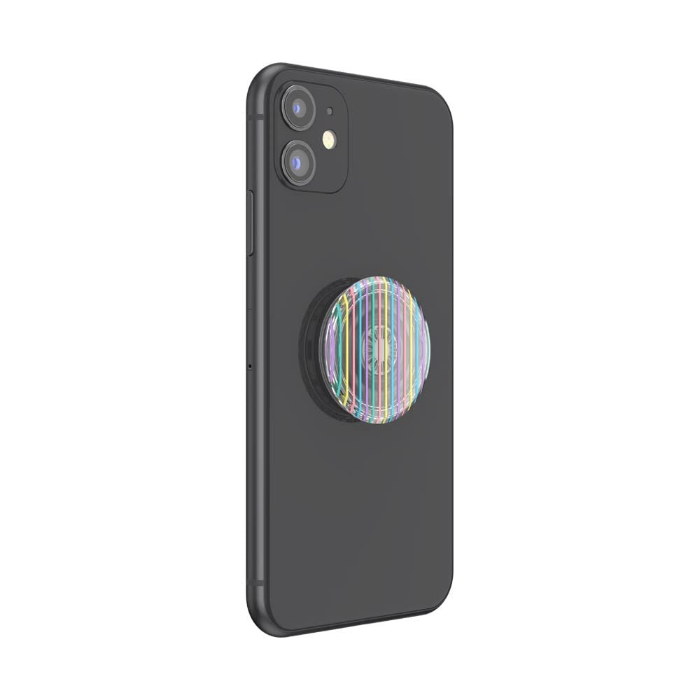 PopSockets Translucent Phone Grip with Expanding Kickstand - Universal Phone Holder for iPhone & Android - Perfect for Selfies, Video Calls & Hands-Free Viewing