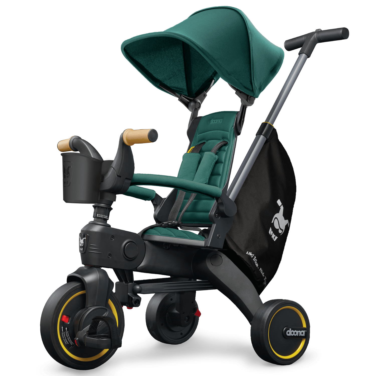 Doona Liki Trike S5 - Lightweight Foldable Baby Stroller & Toddler Tricycle for Ages 1-3 | Perfect for Outdoor Walks, Park Visits & Travel | Compact Design for Easy Storage & Transport