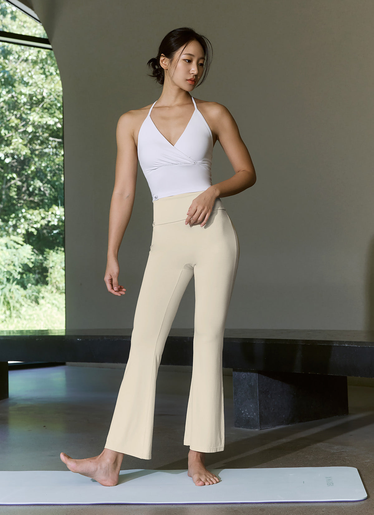 Melting Touch Relax Bootcut Pants for Women - Soft Stretchy Comfortable Lounge Pants - Perfect for Yoga, Home Relaxation & Casual Wear