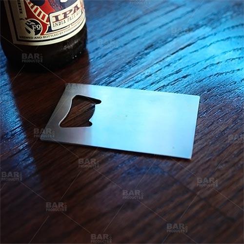 BarConic® Stainless Steel Credit Card Bottle Opener - Compact & Durable for Travel, Camping, Parties & Everyday Use