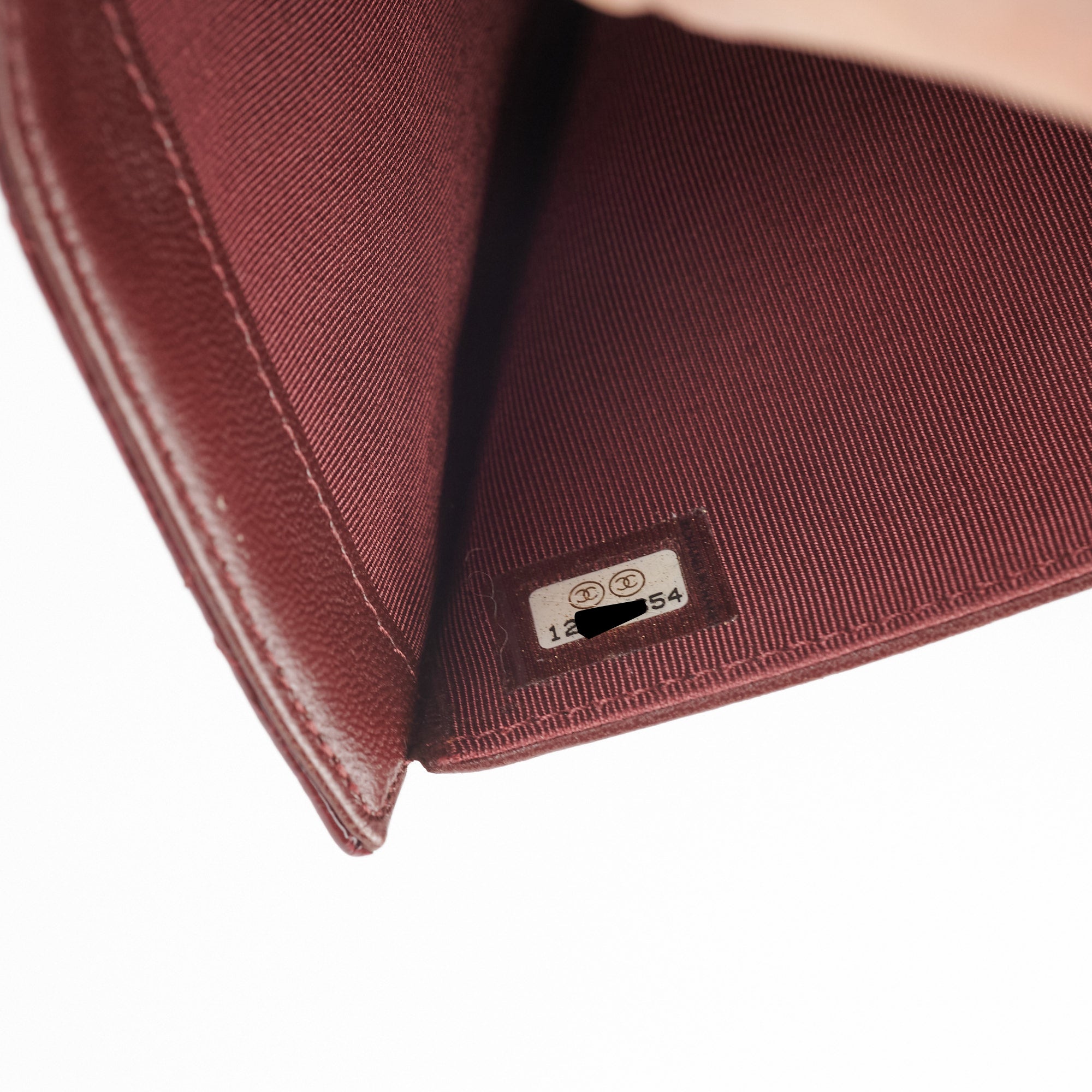 Chanel Long Quilted Patent Leather Burgundy Wallet for Women | Luxury Designer Card Holder & Money Organizer | Perfect for Everyday Use, Travel, and Gifting