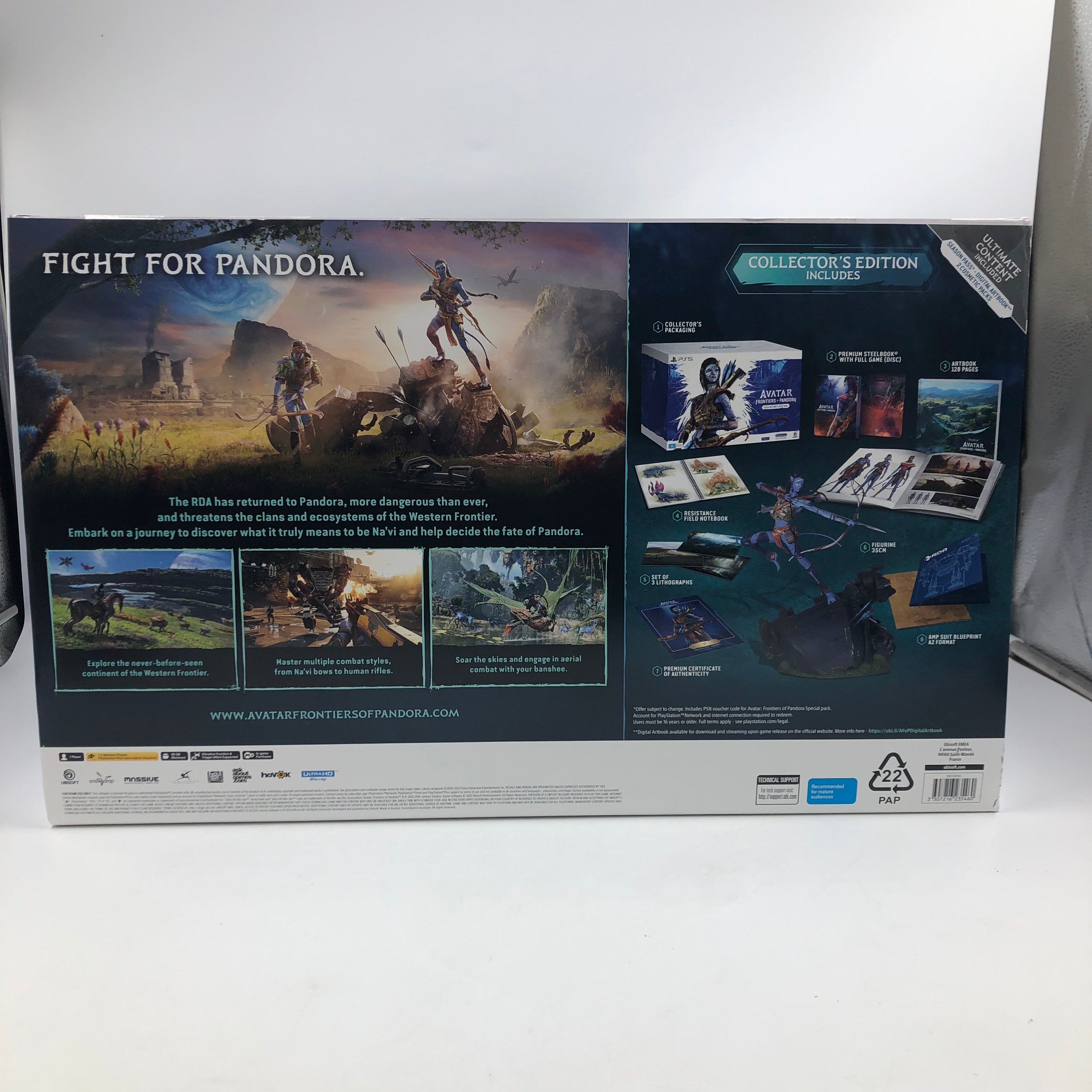 Avatar: Frontiers of Pandora Collector's Edition - PS5 Game (PlayStation 5) | Limited Edition Box Set with Exclusive Collectibles | Perfect for Fans & Gift Giving