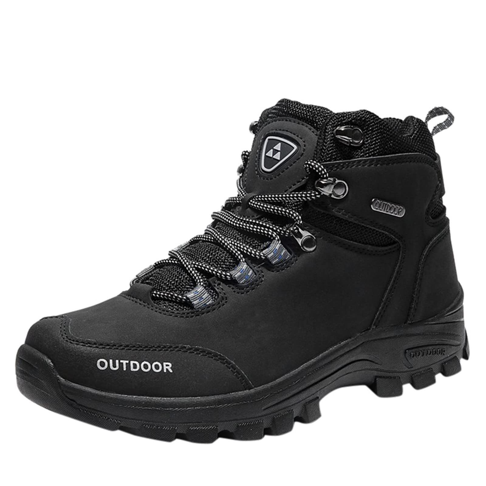 **Men's Lightweight Hiking Boots – Waterproof Leather Winter Boots for Outdoor Trekking, Breathable & Comfortable Trail Shoes – Ideal for Camping, Backpacking & Mountain Climbing**