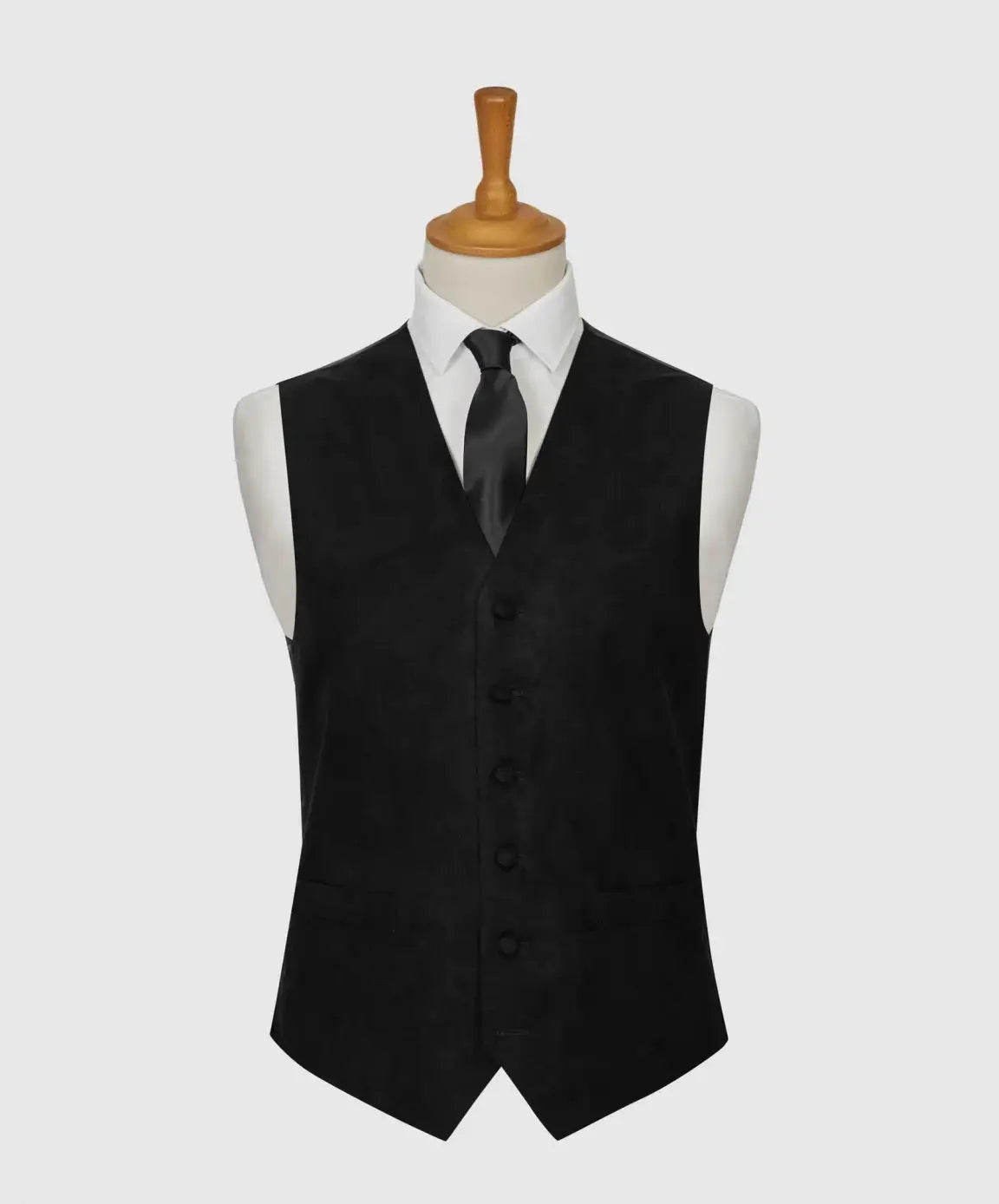 LA Smith 'Suede Look' Waistcoat for Men - Stylish Faux Suede Vest for Casual Wear & Office Outfits