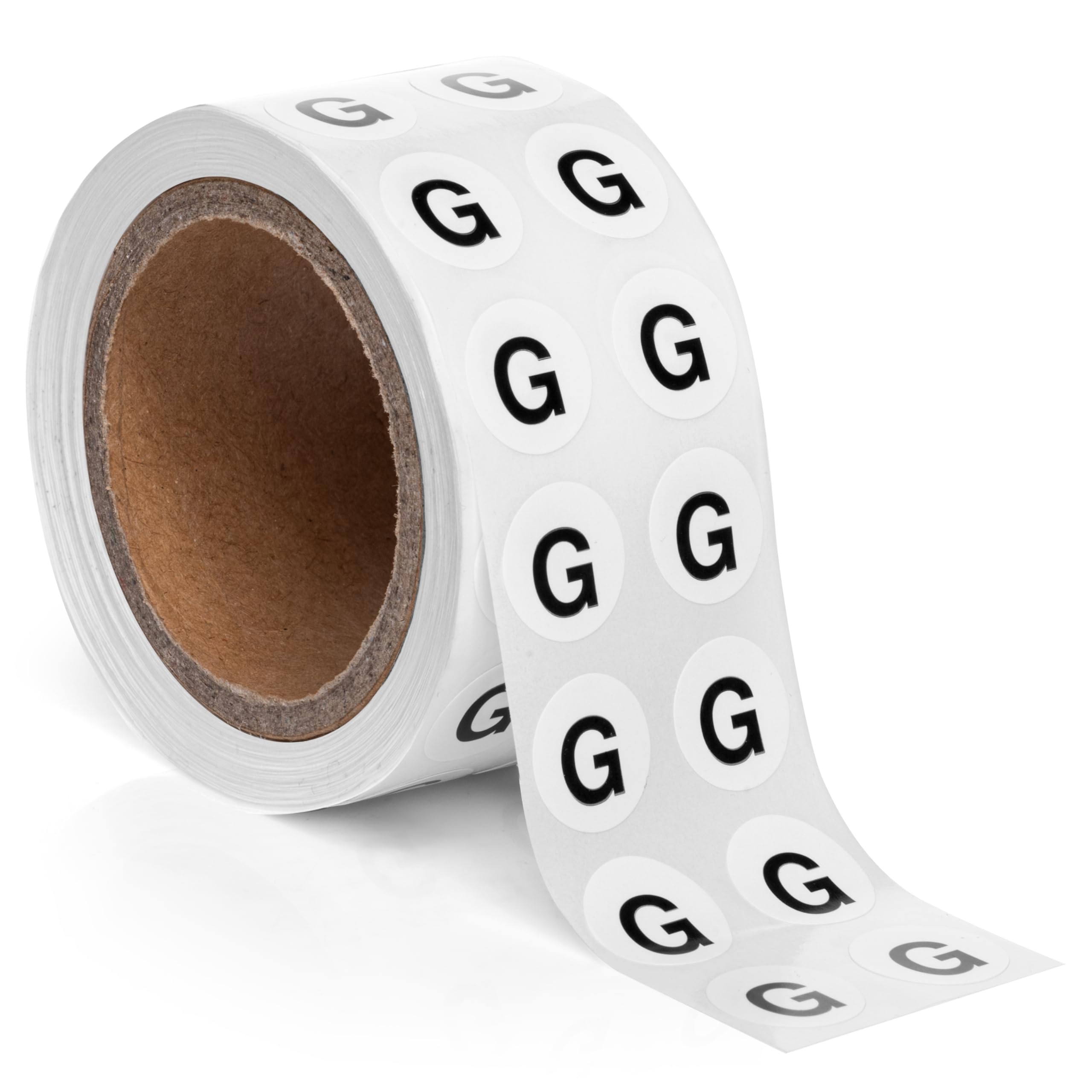 1000pcs Letter G Stickers - 0.5 Inch Alphabet Dot Labels for Office Organization, Inventory Management, School Supplies - Perfect for Filing, Color Coding & Classroom Activities (1000/Roll)