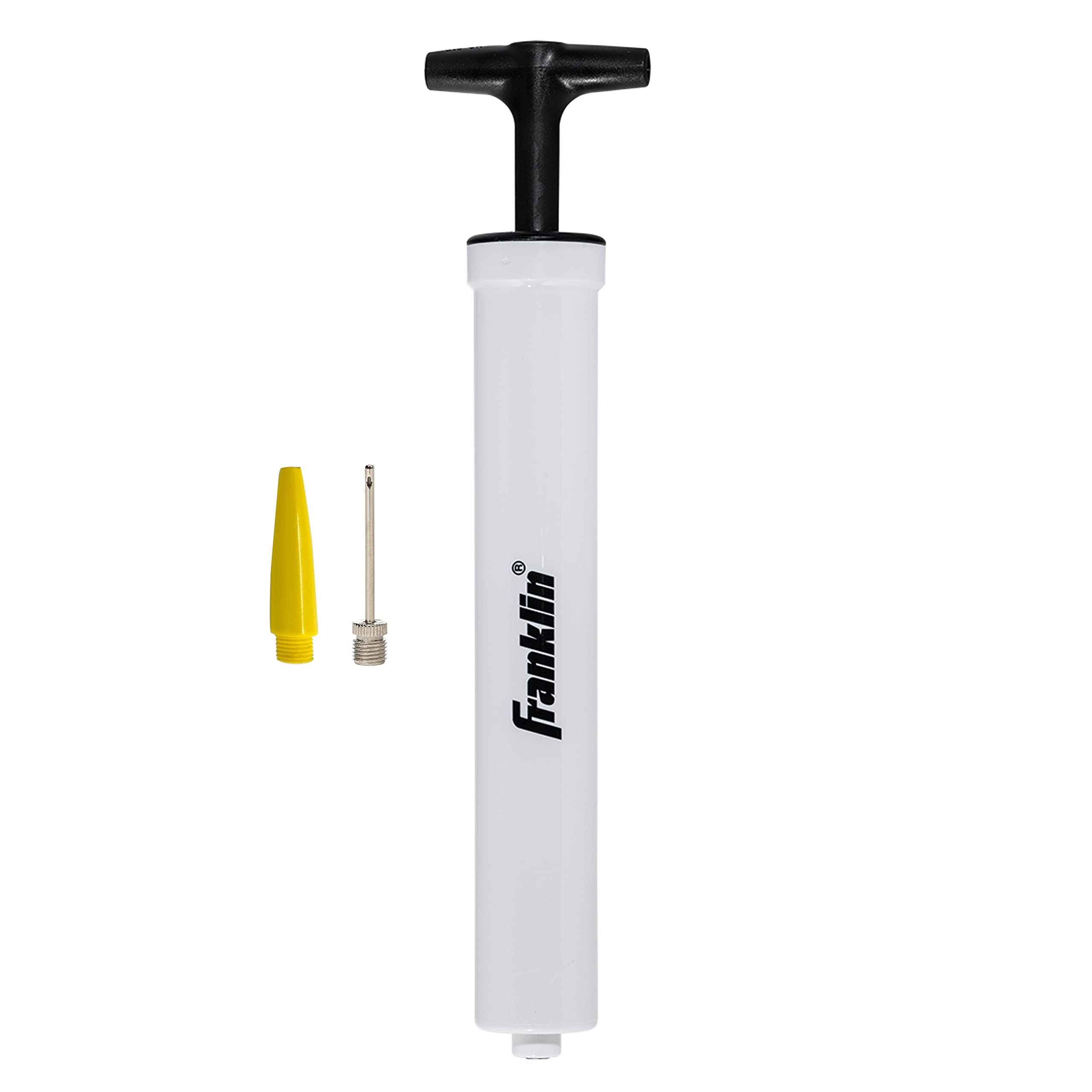 Franklin Sports Ball Pump - High Pressure Air Inflation Pump for Soccer, Basketball, Football - Includes Needle & 11.5