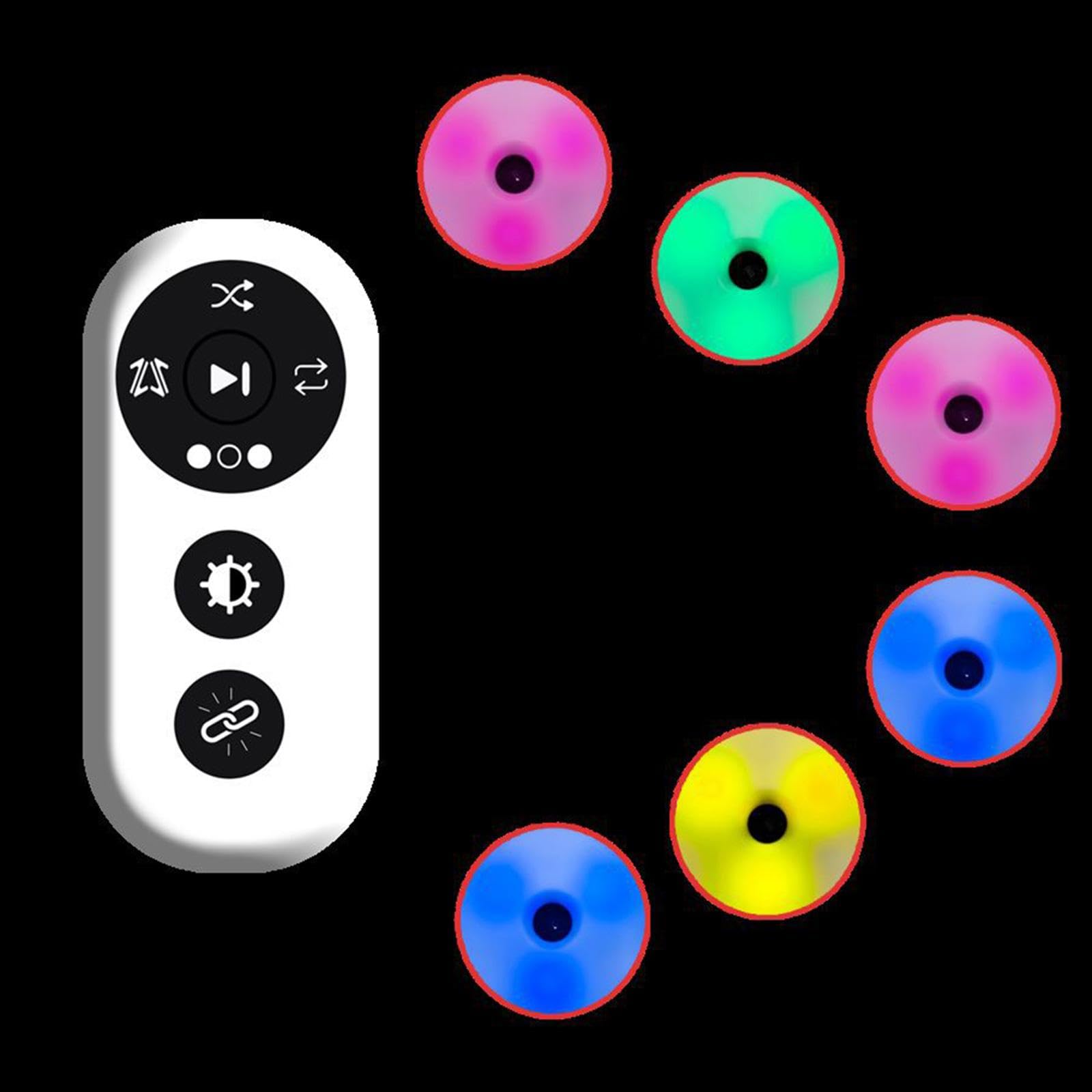 ChiuTiaro 6X Reaction Training Lights - Agility Training Equipment for Speed & Reflex Drills - Perfect for Football, Soccer, Basketball & Martial Arts Practice