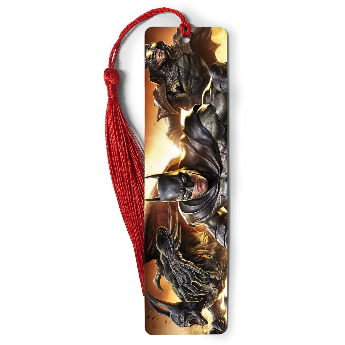 Batman Metal Ruler Bookmark with Tassel - 6 Inch Bookography Measuring Tool for Book Lovers, Readers & Bibliophiles - Perfect Gift for Bookworms, Reading Notebooks & Book Markers Collections
