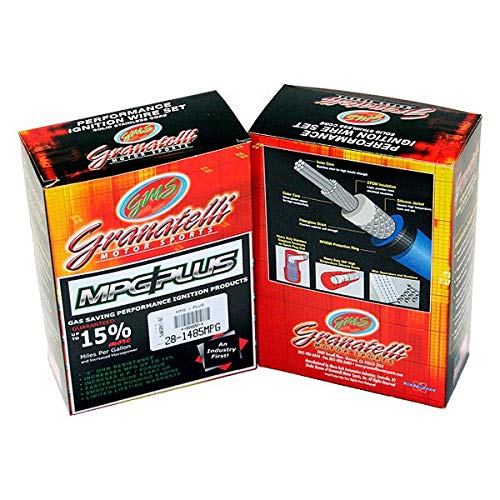GRANATELLI 28-1575S High Performance Spark Plug Wire Set - Compatible with Ford, Chevy, Dodge - Enhances Engine Power & Fuel Efficiency - Perfect for Racing, Off-Road & Daily Driving