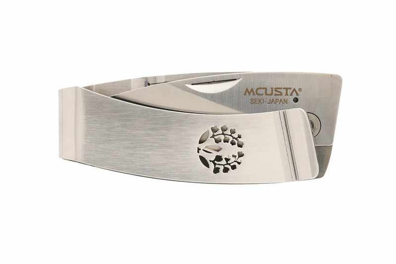 Mcusta Kamon Fuji Money Clip AUS-8 Stainless Steel 2.9